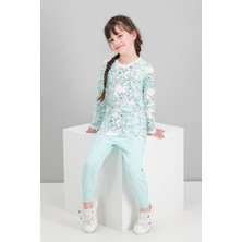 RolyPoly Unicorn Krem Kız Çocuk Pijama Takımı