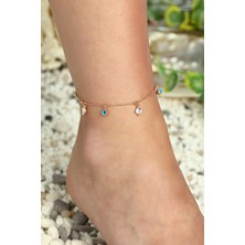 Azuris 925 Ayar Gümüş Nazar Halhal