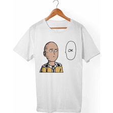 Muggkuppa One-Punch Man Çocuk Beyaz T-Shirt