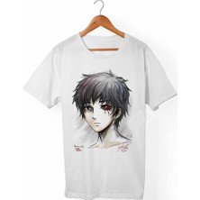 Muggkuppa Tokyo Ghoul Kaneki Çocuk Beyaz T-Shirt