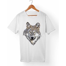Muggkuppa Ay Yıldız Türk-Bozkurt Çocuk Beyaz T-Shirt