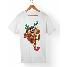 Muggkuppa Tazmanya Canavarı Çocuk Beyaz T-Shirt