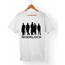 Muggkuppa Sherlock Holmes Çocuk Beyaz T-Shirt