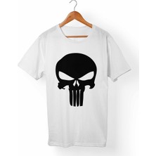 Muggkuppa Punisher Çocuk Beyaz T-Shirt