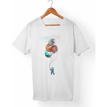 Muggkuppa Spacemans Çocuk Beyaz T-Shirt