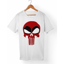 Muggkuppa Punisher Çocuk Beyaz T-Shirt