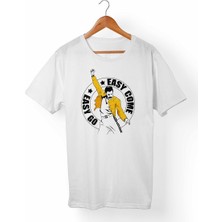 Muggkuppa Queen-Freddie Mercury Çocuk Beyaz T-Shirt