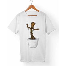 Muggkuppa I'm Groot Çocuk Beyaz T-Shirt