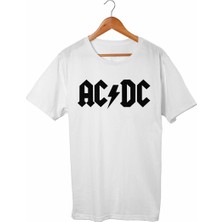 Muggkuppa Ac Dc Çocuk Beyaz T-Shirt