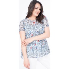 Myline Astarlı Şifon Bluz 34630