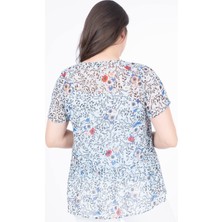 Myline Astarlı Şifon Bluz 34630