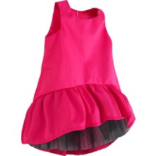 Shecco Babba Kız Çocuk Tütü Elbise Fuşya 1-4 Yaş