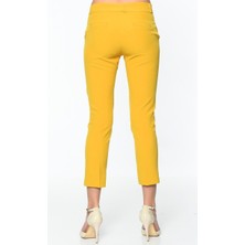Sense Kadın Safran Kumaş Pantolon Pnt19003