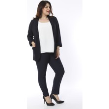Hanezza Kadın Cep Detaylı Blazer Ceket P5095