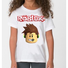 TakeTshirt Roblox Çocuk T-shirt Beyaz Unisex