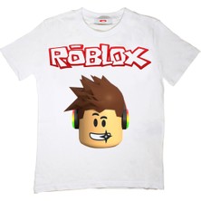 TakeTshirt Roblox Çocuk T-shirt Beyaz Unisex