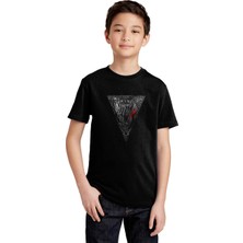 Tshirthane Vikings Valhalla Rune Tee Erkek Çocuk T-Shirt