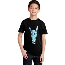 Tshirthane Lucifer Zombie Skull Erkek Çocuk T-Shirt