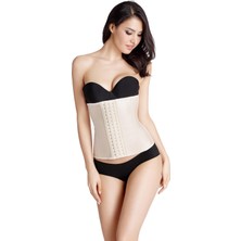 Korse City Waist Training Latex Kadın Korse Ten