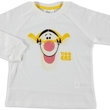 Disney Bebek Winnie The Pooh Lisanslı Tiger Baskılı Sweatshirt