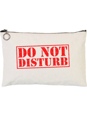 Art T-Shirt Do Not Disturb Tablet Çantası