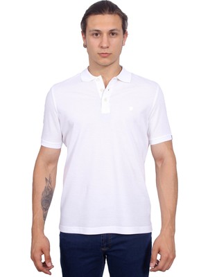 Diandor Polo Yaka Erkek Tshirt Beyaz 171956