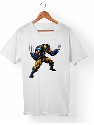 Muggkuppa Wolverine Logan Çocuk Beyaz T-Shirt
