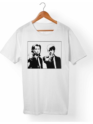 Muggkuppa Pulp Fiction Çocuk Beyaz T-Shirt
