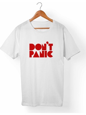 Muggkuppa Don't Panic Çocuk Beyaz T-Shirt