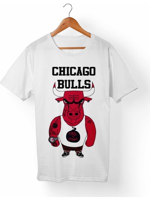 Muggkuppa Chicago Bulls Çocuk Beyaz T-Shirt