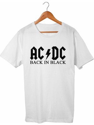 Muggkuppa Ac Dc Çocuk Beyaz T-Shirt