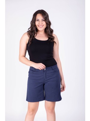 Myline Kemerli 5 Cep Şort 23830