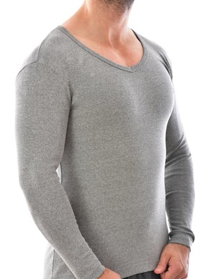 Mopen Erkek Termal İçlik Gri 5020