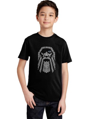 Tshirthane Vikings The Crow Of Ragnar Erkek Çocuk T-Shirt