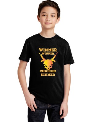 Tshirthane Pubg Winner Tava Erkek Çocuk T-Shirt