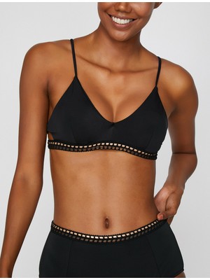 Koton Kadın Örgülü Bikini Üstü