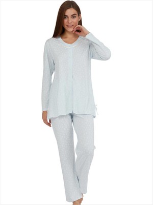 Ayyıldız 3938 Mavi Pijama Takımı