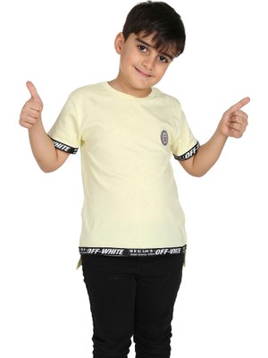 Toontoy Erkek Çocuk Kenar Şeritli T-shirt