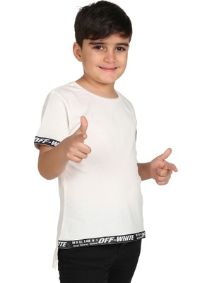 Toontoy Erkek Çocuk Kenar Şeritli T-shirt