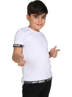 Toontoy Erkek Çocuk Kenar Şeritli T-shirt
