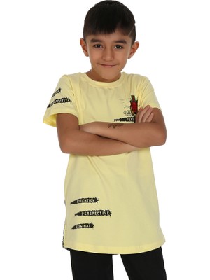 Toontoy Erkek Çocuk Tiger Nakışlı T-shirt