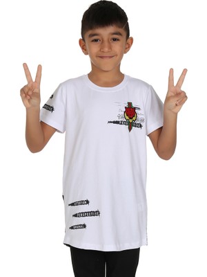 Toontoy Erkek Çocuk Tiger Nakışlı T-shirt