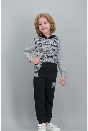 Koton Kids Gri Desenli Erkek Cocuk Esofman Ustu Trendyol