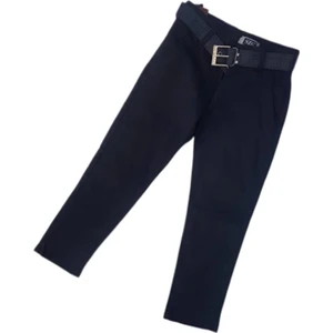 Kids 8315 Erkek Çocuk Düz Renk Likralı Keten Pantolon