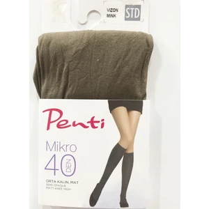 Micro 40 (Mus) Düz Pantolon Dizaltı Çorap