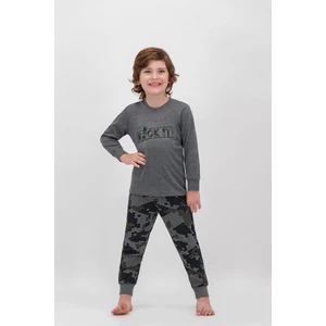 Rock It Kamuflaj Koyu Grimelanj Erkek Çocuk Pijama Takımı
