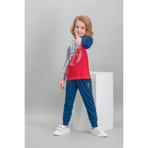 U.S. Polo Assn.  Lisanslı Grimelanj Erkek Çocuk Pijama Takımı