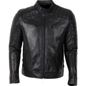 By Motto Deri By Motto Siyah Sport Deri Ceket San Diego