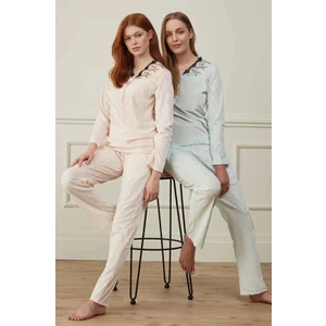 3548 Kadın Uzun Kollu Pijama Takımı