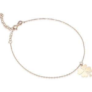 925 Ayar ALK3024 Gümüş Yoncalı Hal Hal